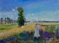 El Paseo Argenteuil Claude Monet